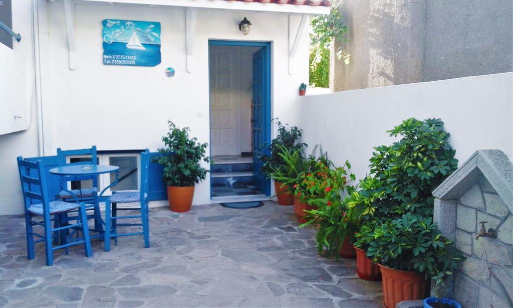 Ostria Eressos Rooms Skála Eresoú Exterior foto